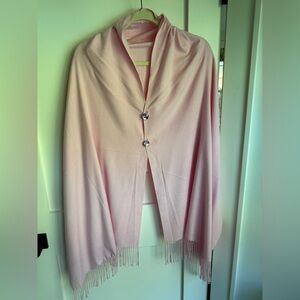 Ballet Pink Pasmina with jewel buttons (Matching Chloe White Lotus Costume)
